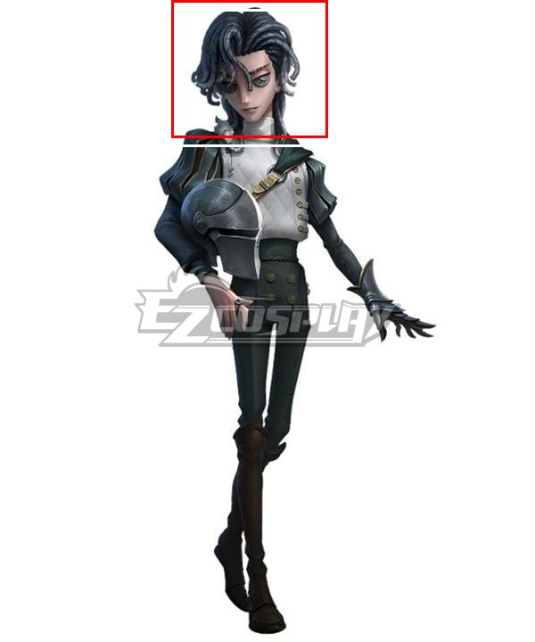 Identity Ⅴ Knight Richard Sterling Black Sliver Cosplay Wig