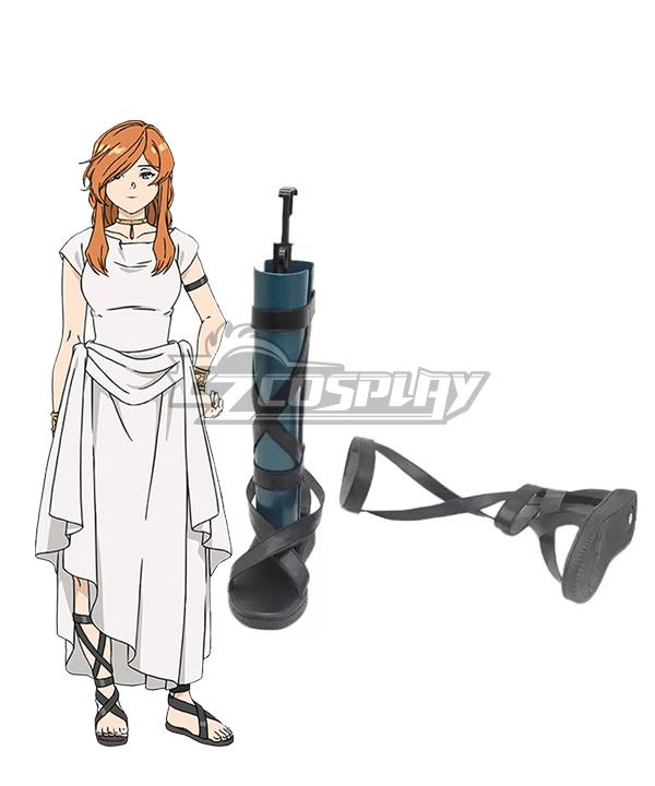 Frieren: Beyond Journey's End Flamme Brown Shoes Cosplay Boots