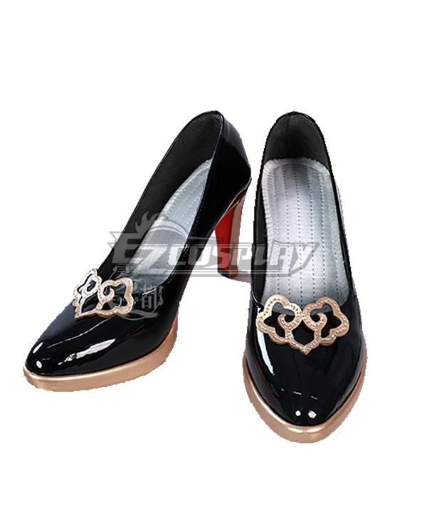 Honkai: Star Rail Tingyun Chinese New Year Black Cosplay Shoes