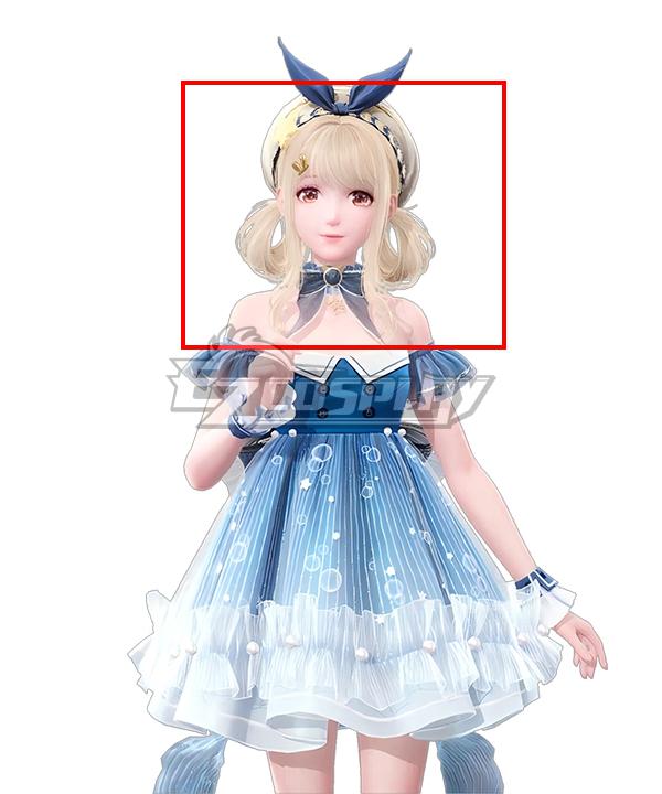 Infinity Nikki Nikki Bubbly Voyage Only Golden Cosplay Wig