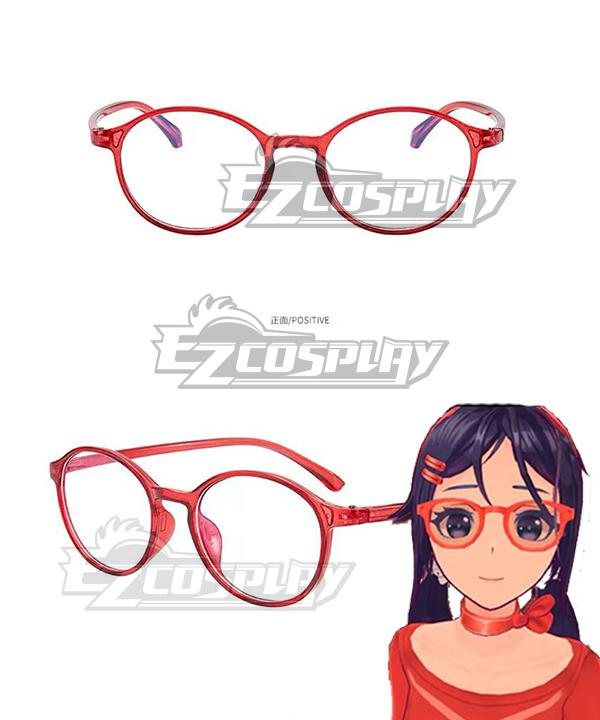 MiSide Mita Red Glasses Cosplay Accessory Prop