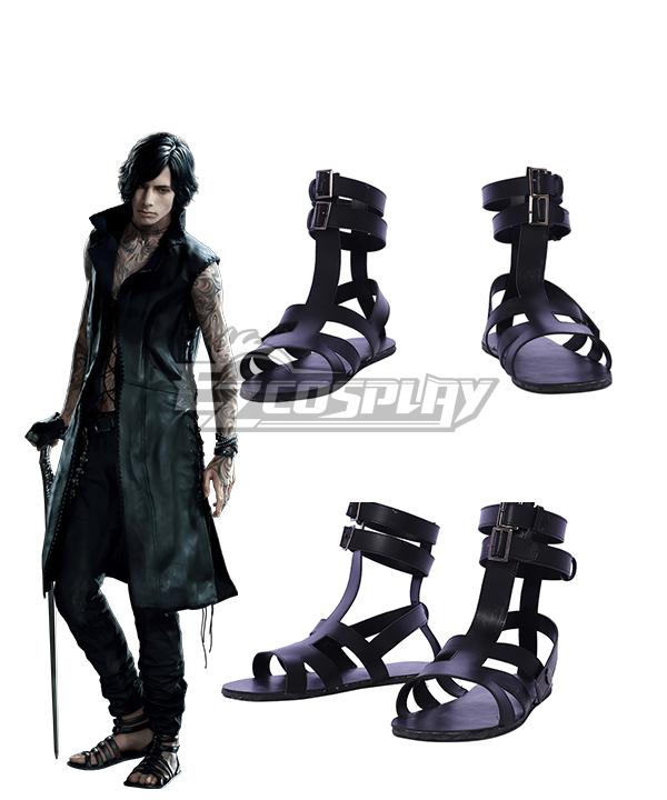 Devil May Cry 5 V Black Cosplay Shoes