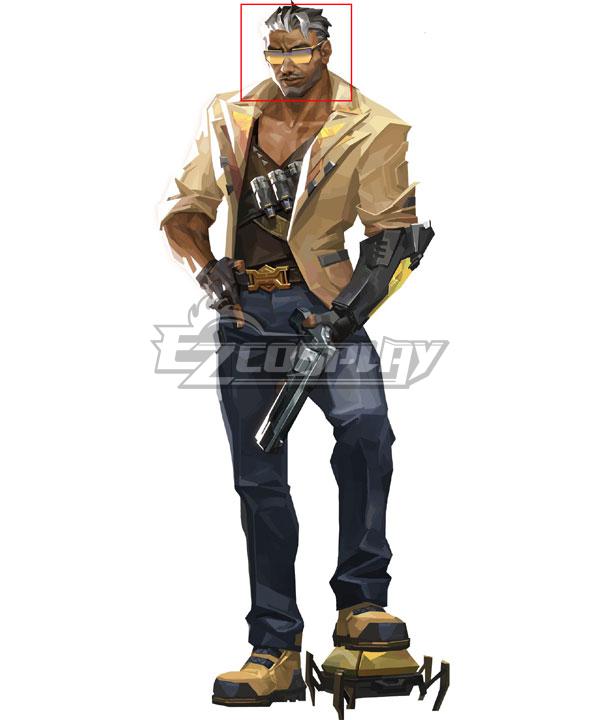 Valorant Tejo Black White Cosplay Wig