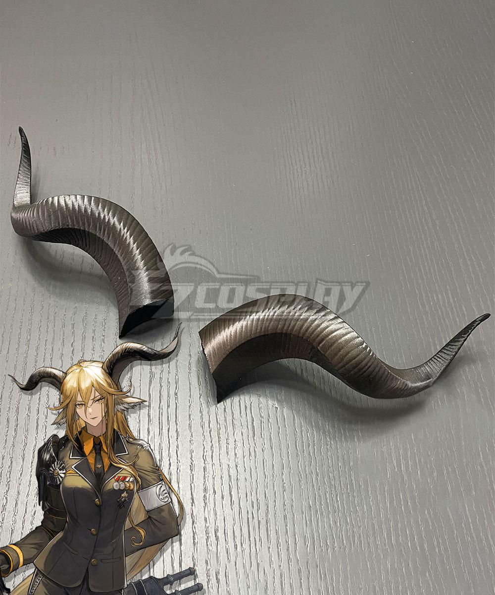 Arknights Degenbrecher Metallic Horn Cosplay Accessory Prop