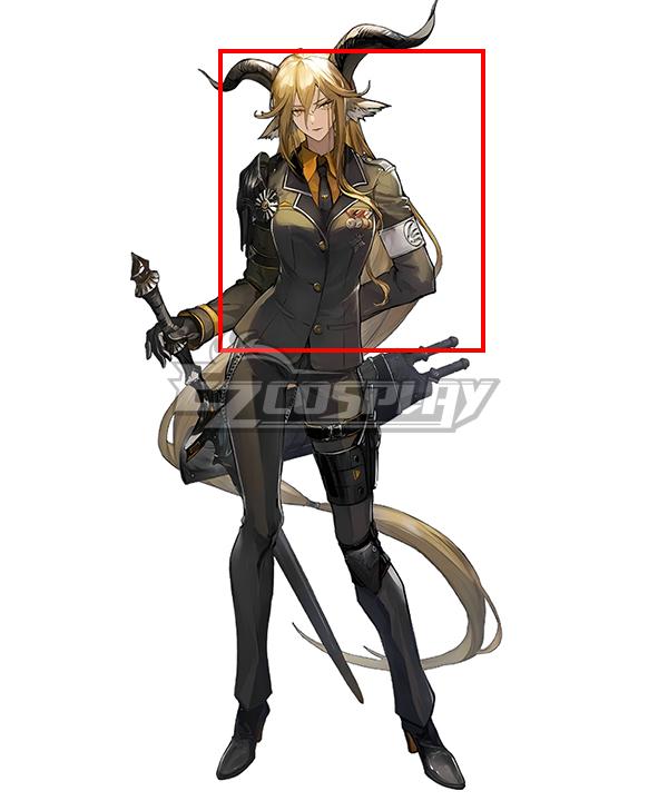 Arknights Degenbrecher Golden Cosplay Wig