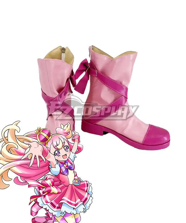 Wonderful Precure Inukai Komugi Pink Cosplay Shoes