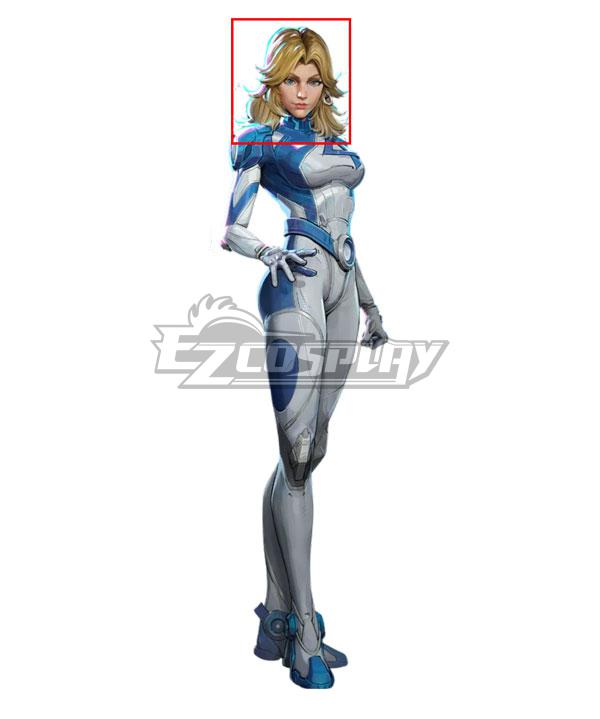 Marvel Rivals Invisible Woman Golden Cosplay Wig