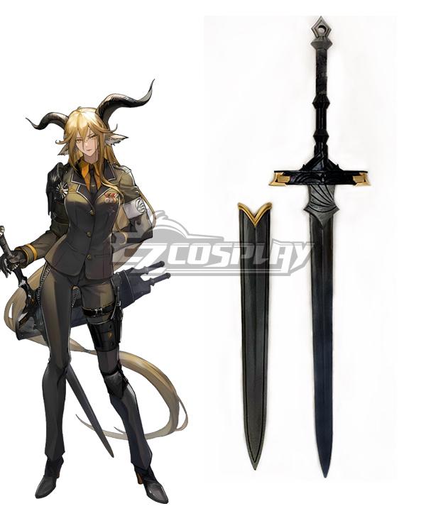 Arknights Degenbrecher Black Sword Cosplay Weapon Prop