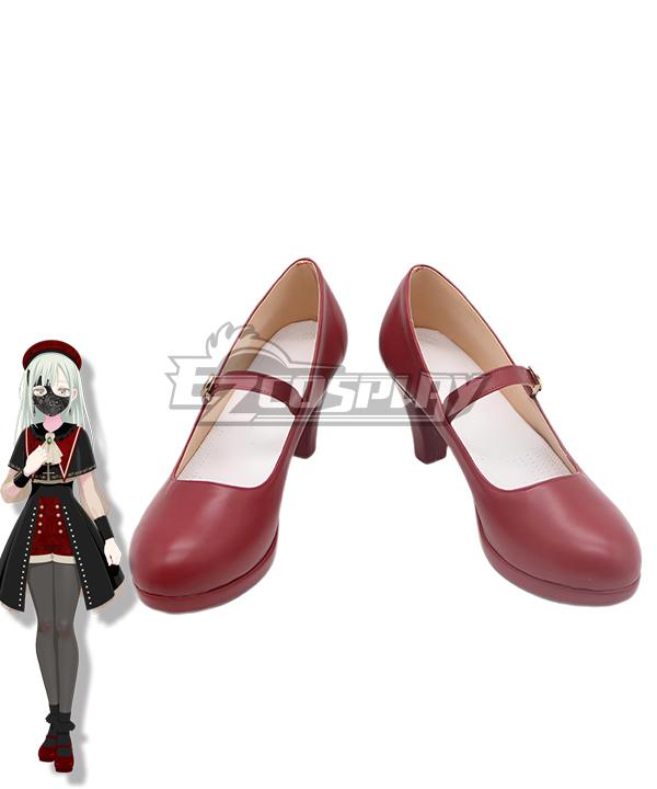 BanG Dream! Ave Mujica Mutsumi Wakaba Mortis Red Cosplay Shoes