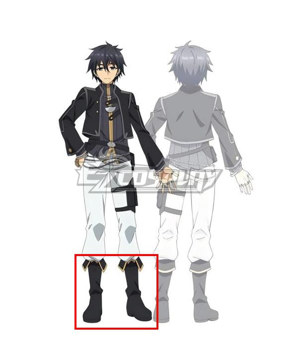 Let This Grieving Soul Retire! Krai Andrey Black Shoes Cosplay Boots