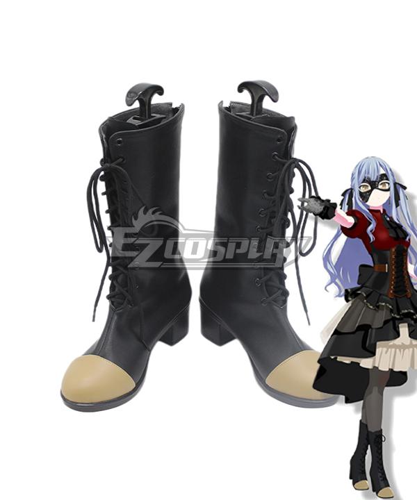 BanG Dream! Ave Mujica Sakiko Togawa Black Shoes Cosplay Boots