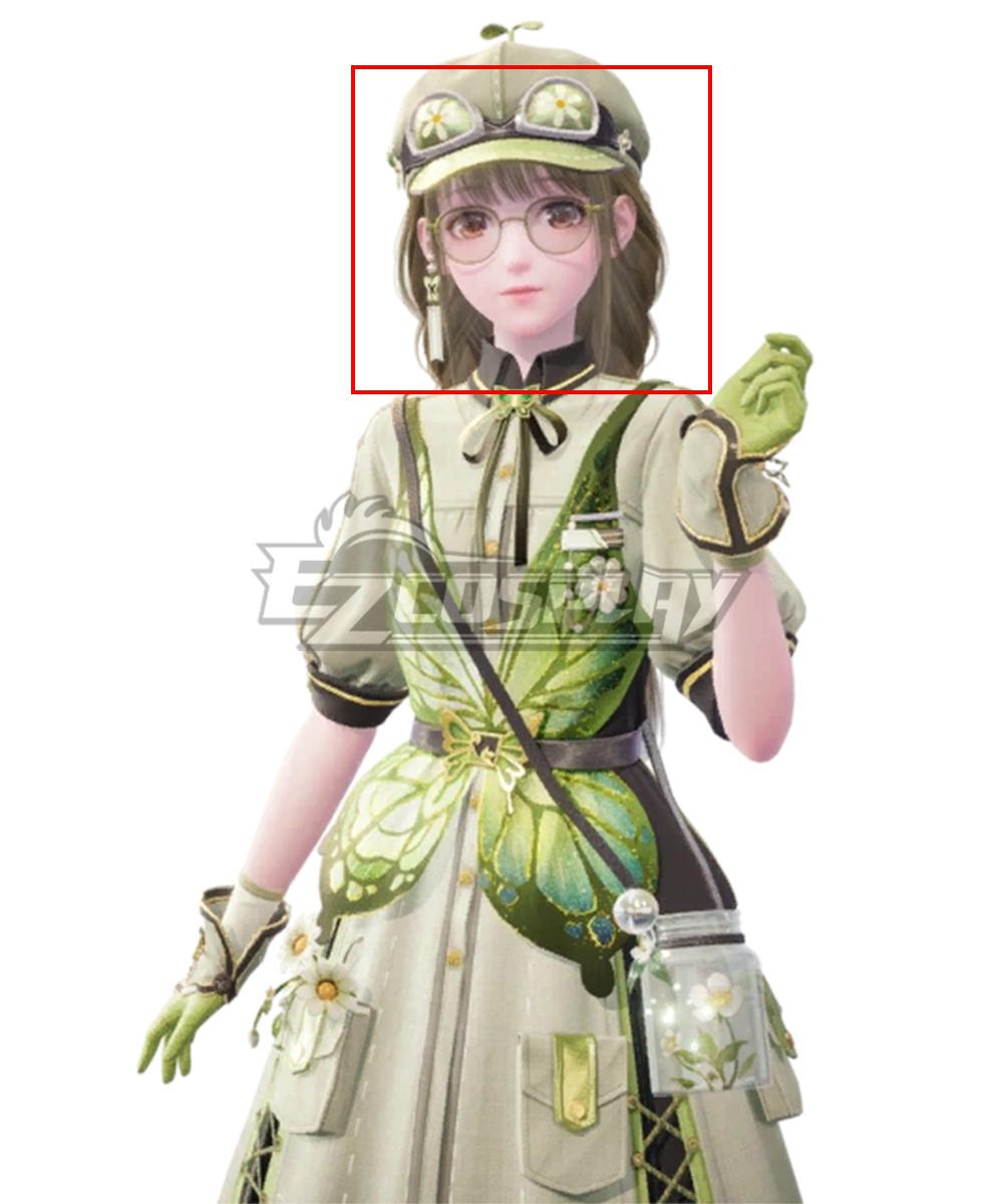 Infinity Nikki Nikki Forest's Fluttering Only Green Cosplay Wig