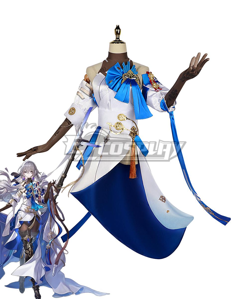 Honkai: Star Rail Bronya Blue White Cosplay Costume