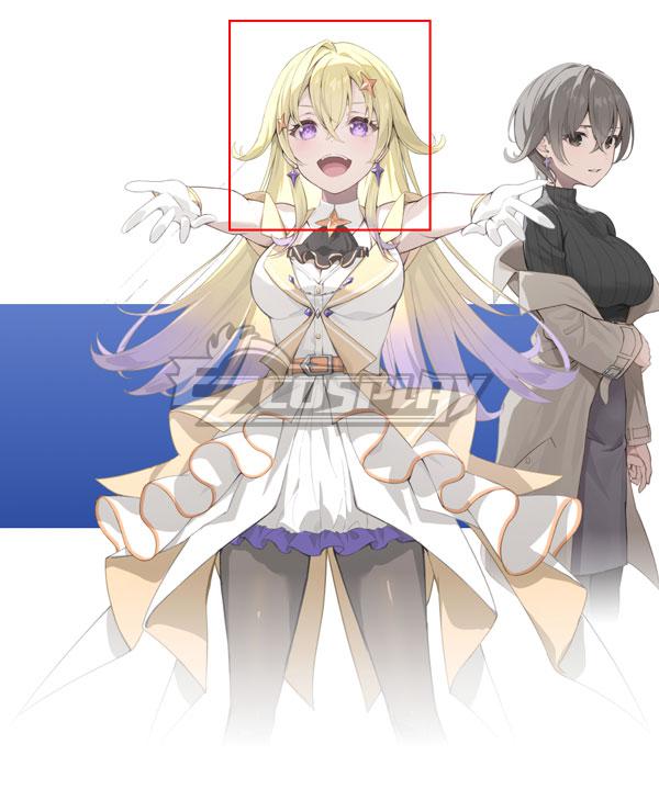 VIRTUAL GIRL @ WORLD'S END Rinka Golden Cosplay Wig