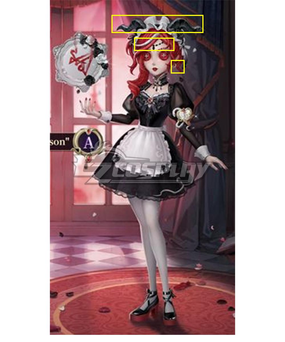 Identity V Truth & Inference Crimson Priestess Fiona Gilman Head Forehead Ear Cosplay Accessory Prop