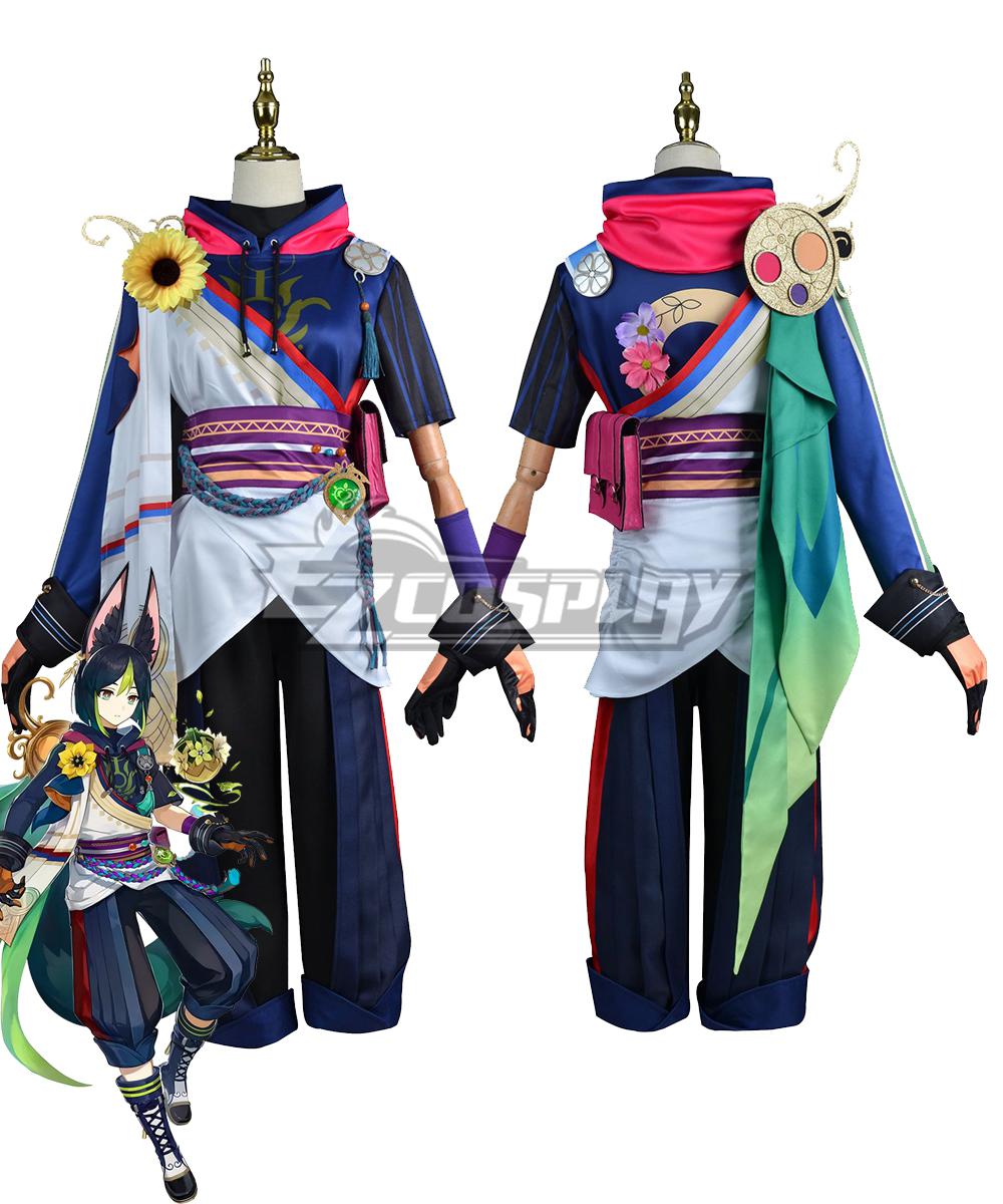 Genshin Impact Tighnari Green Cosplay Costume