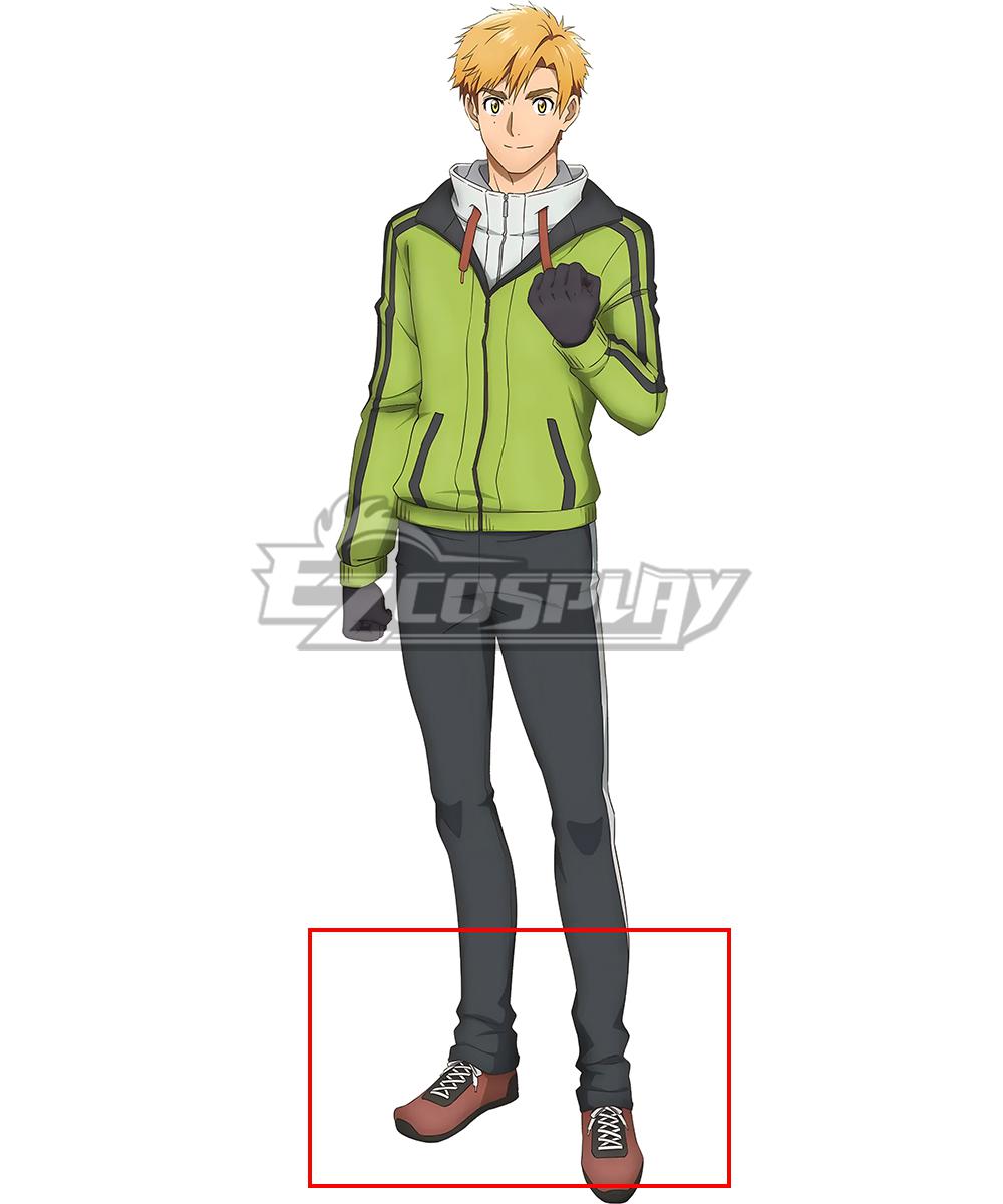 Medalist Tsukasa Akeuraji Brown Cosplay Shoes