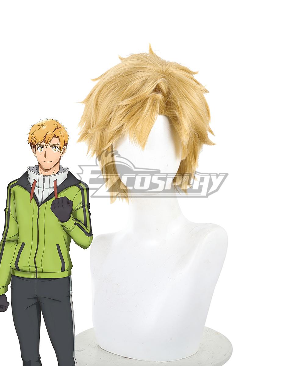 Medalist Tsukasa Akeuraji Golden Cosplay Wig