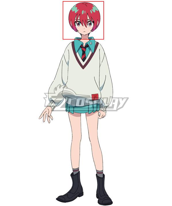 Mobile Suit Gundam GQuuuuuuX Amate Yuzuriha Machu Red Cosplay Wig