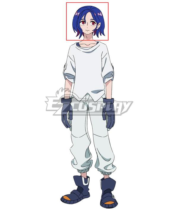 Mobile Suit Gundam GQuuuuuuX Shuji Itō Blue Cosplay Wig