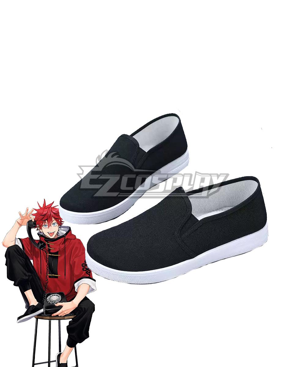 Gokurakugai Aruma Black Cosplay Shoes