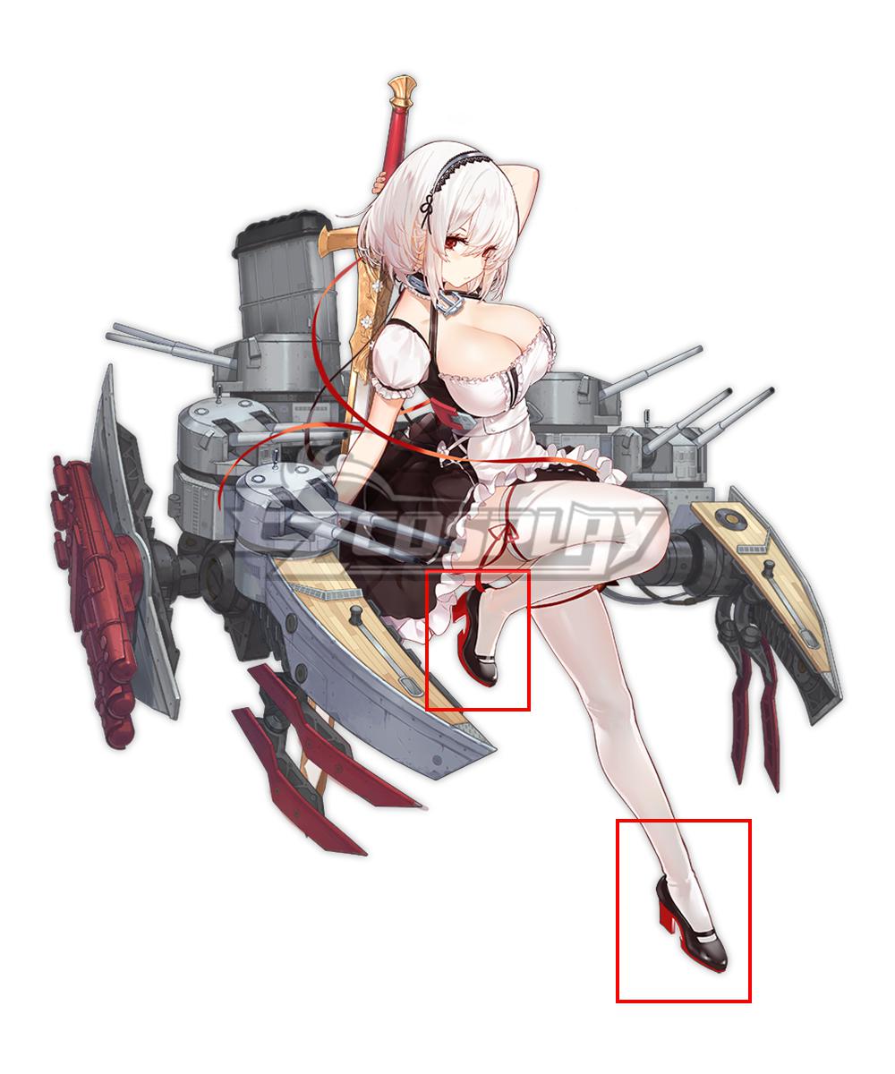 Azur Lane Sirius Blakc Cosplay Shoes