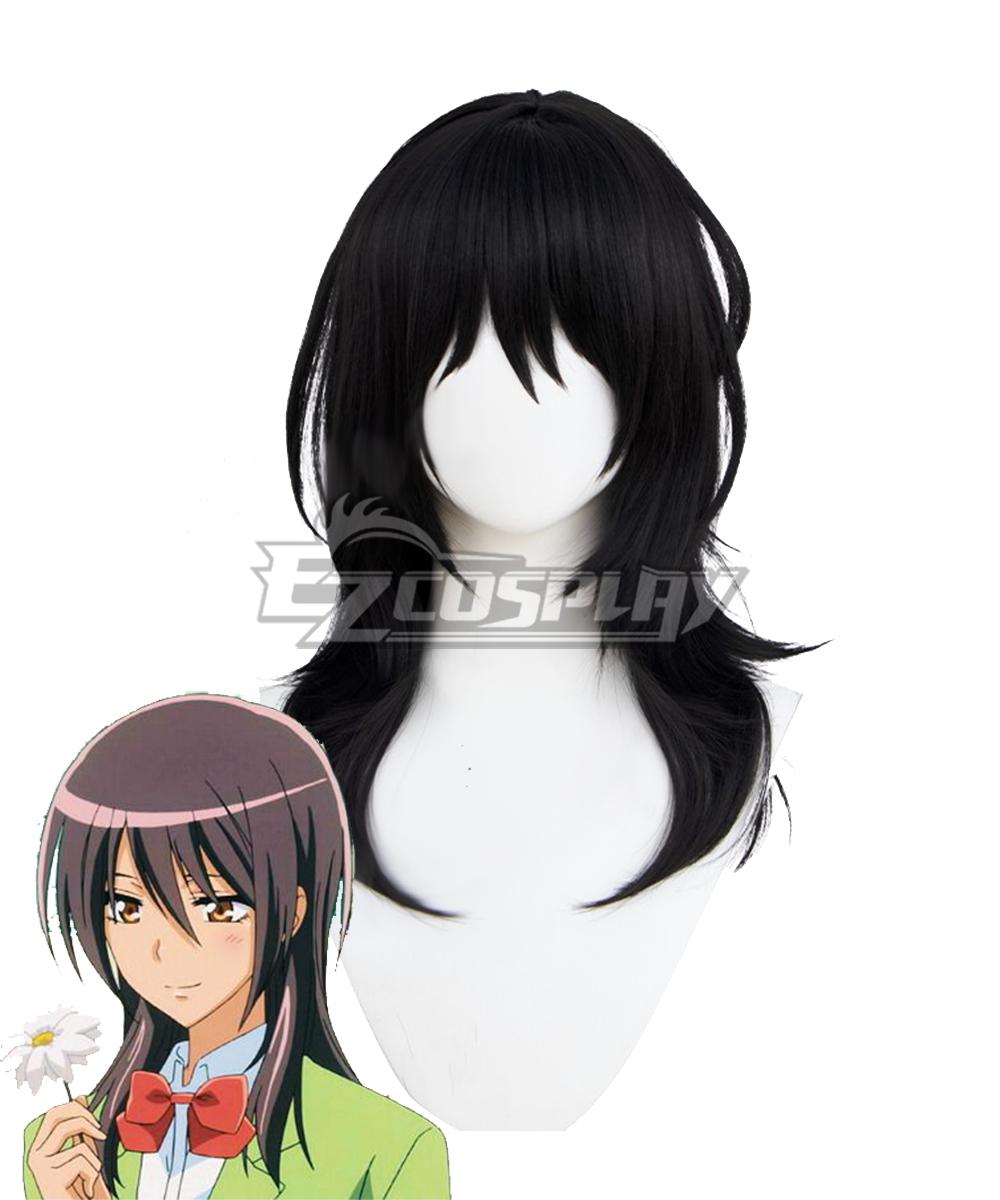 Maid Sama Kaichou wa Misaki Ayuzawa Black Cosplay Wig