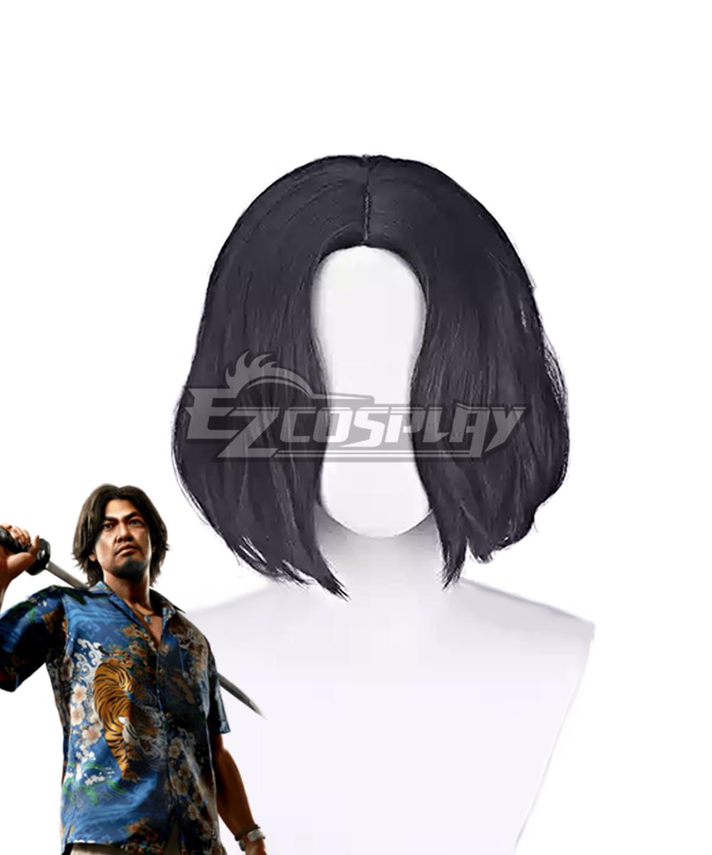 Yakuza 8 Like a Dragon: Pirate Yakuza in Hawaii Teruhiko Shigaki Black Cosplay Wig