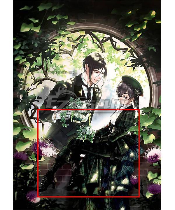Black Butler Ciel Phantomhive Green Suit Cosplay Costume