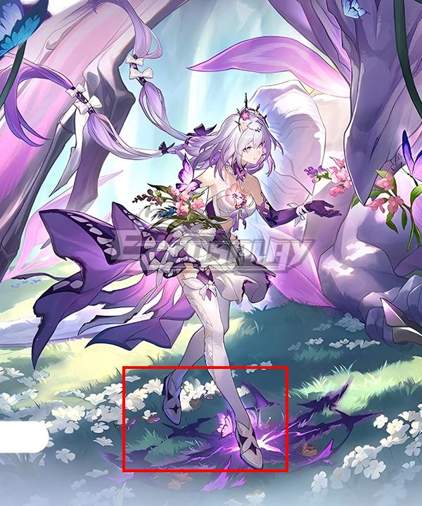 Honkai: Star Rail Castorice White Cosplay Shoes