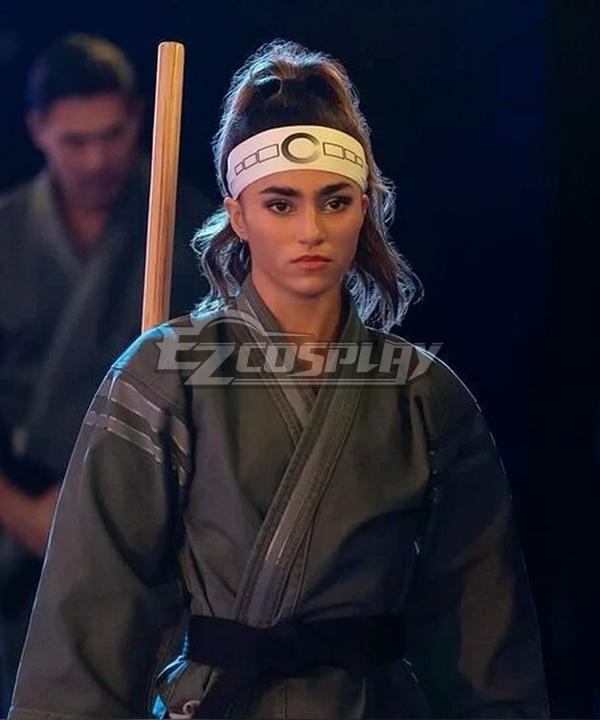The Karate Kid Zara Malik Black Taekwondo Uniform Cosplay Costume
