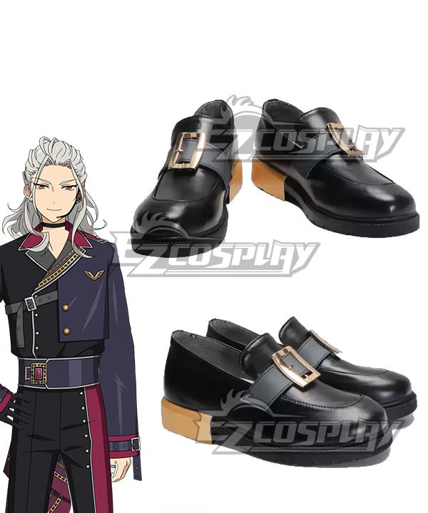 Ensemble Stars!!2 Nagisa Ran Conquest Outfit Black Cosplay Shoes