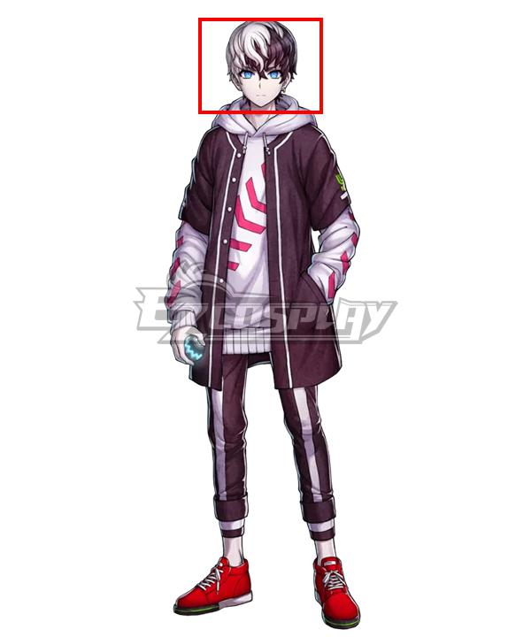 Tribe Nine Game Yo Kuronaka Black White Cosplay Wig