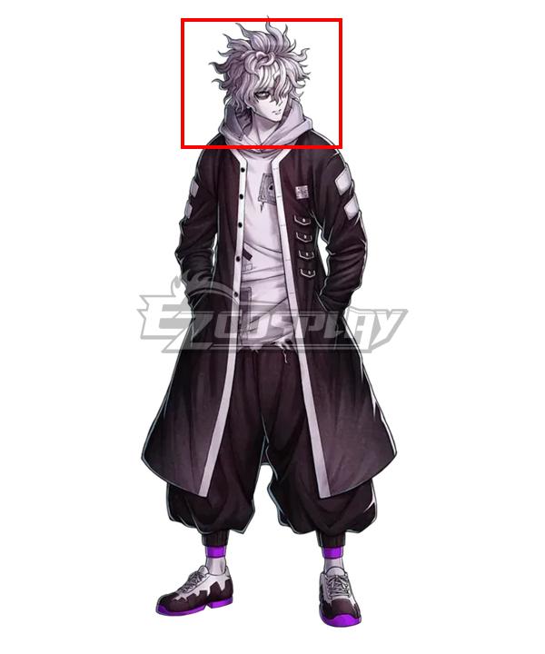 Tribe Nine Game Q Silver Cosplay Wig