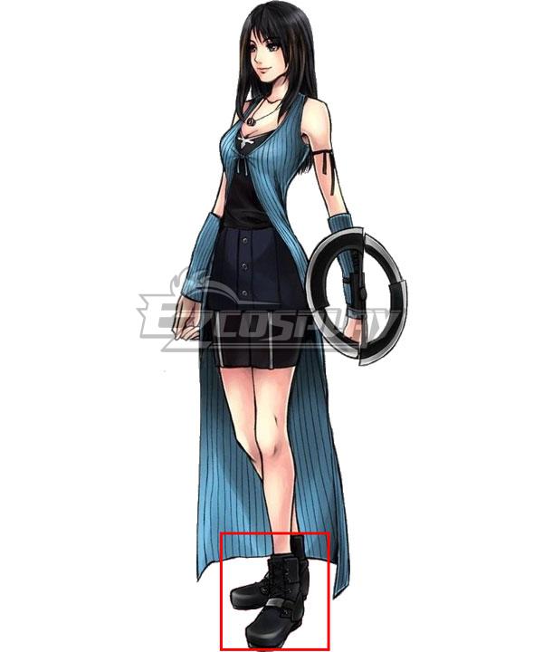 Final Fantasy VIII FF8 Rinoa Heartilly Black Cosplay Shoes