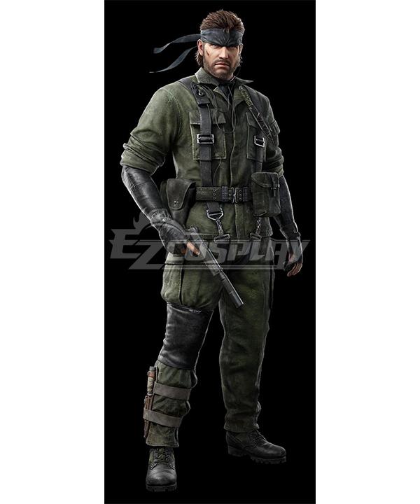 Metal Gear Solid Delta: Snake Eater MGS3 Solid Snake Green Cosplay Costume