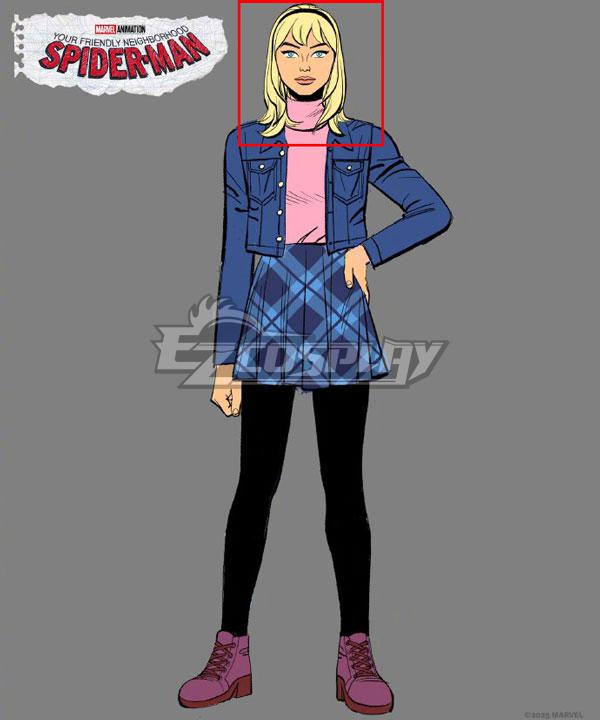 Your Friendly Neighborhood Spider-Man Gwen Stacy Golden Cosplay Wig