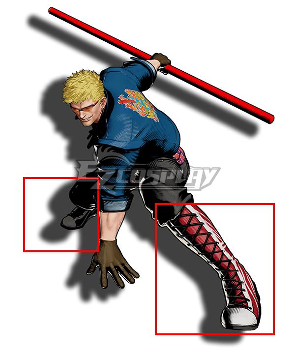 Fatal Fury: City of the Wolves Billy Kane Red Shoes Cosplay Boots