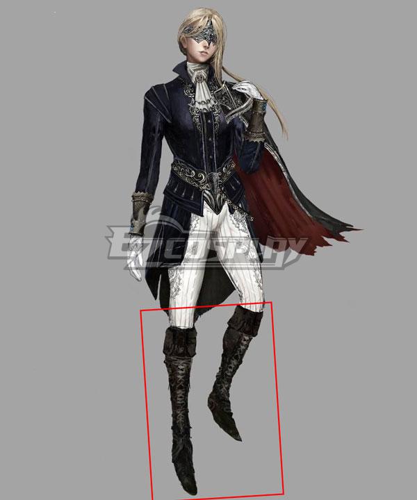 Elden Ring Nightreign Duchess Black Shoes Cosplay Boots