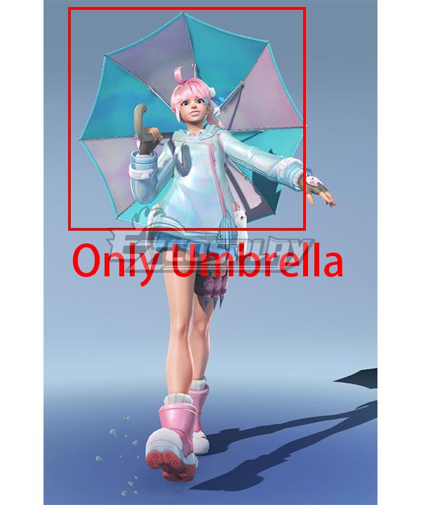 Overwatch 2 Kiriko Raincoat Suit Skin Umbrella Cosplay Weapon Prop