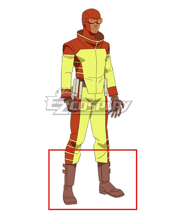 Invincible Season 2 Rex Splode Brown Shoes Cosplay Boots