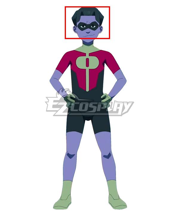 Invincible Season 3 Oliver Grayson Black Cosplay Wig