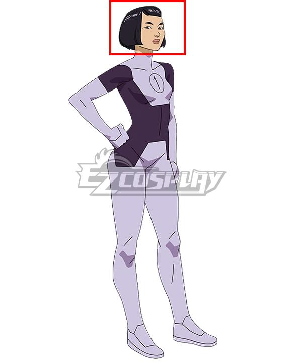 Invincible Season 3 Dupli-Kate Black Cosplay Wig