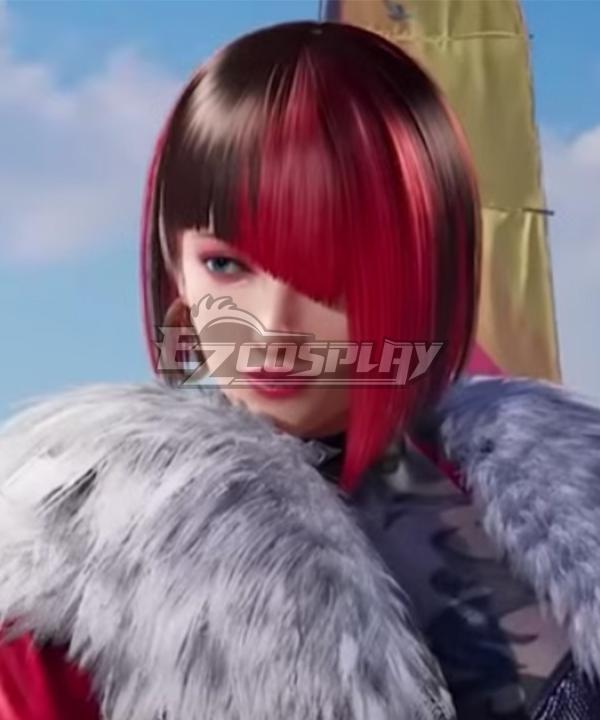 Tekken 8 Anna Williams Red Cosplay Wig