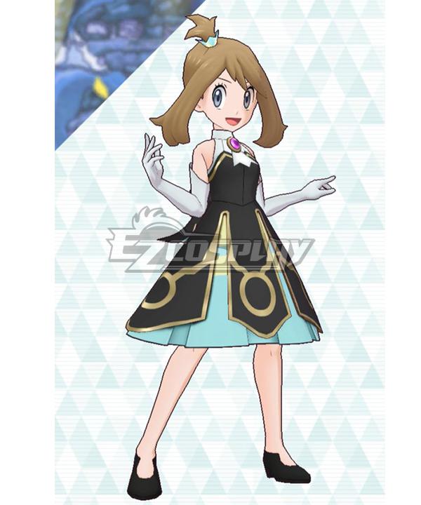 PM Pokemon Masters EX May Champion Suit Cosplay Costume