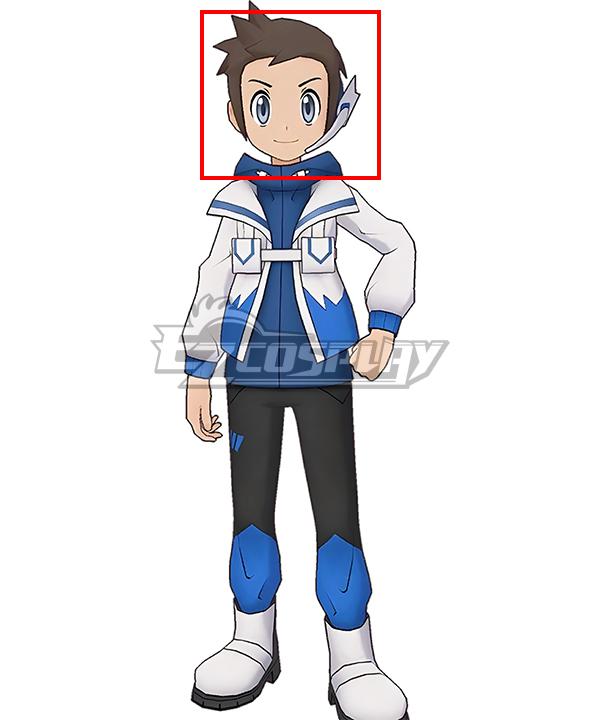 PM Pokemon Masters EX Brendan Brown Cosplay Wig