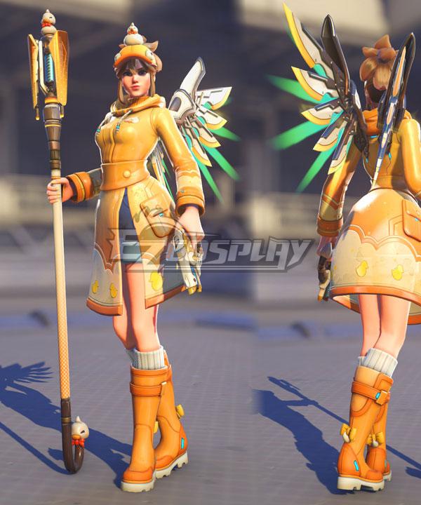 Overwatch 2 OW2 Rainy Day Mercy Cosplay Costume