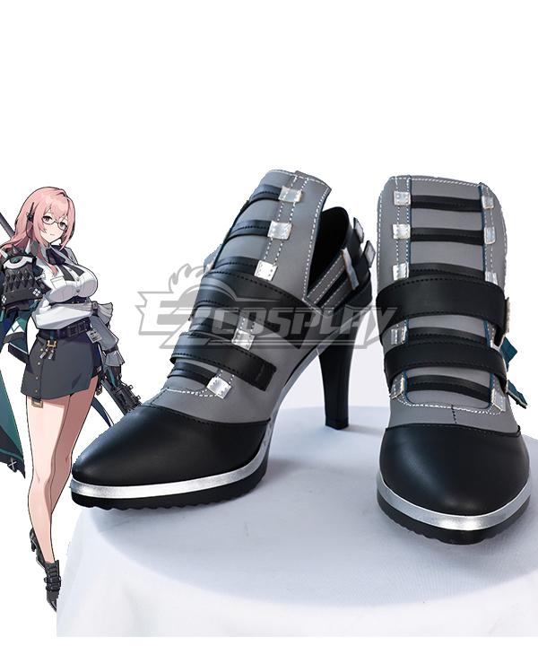 Zenless Zone Zero ZZZ Tsukishiro Yanagi Black Cosplay Shoes