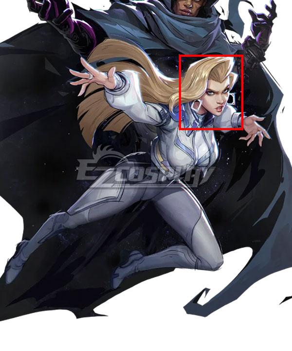 Marvel Rivals Dagger Golden Cosplay Wig