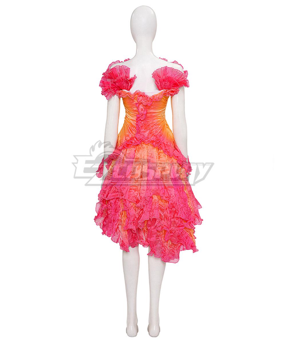 Wicked (2024) Glinda Ozdust Ballroom Pink Dress Cosplay Costume